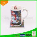 Ceramic Mug For Christmas Gifts,Ceramic Coffee Mug With Coaster